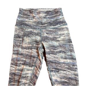 Lululemon Wunder Under High-Rise 7/8 Leggings Aerial Drift Multi Black Women’s 4